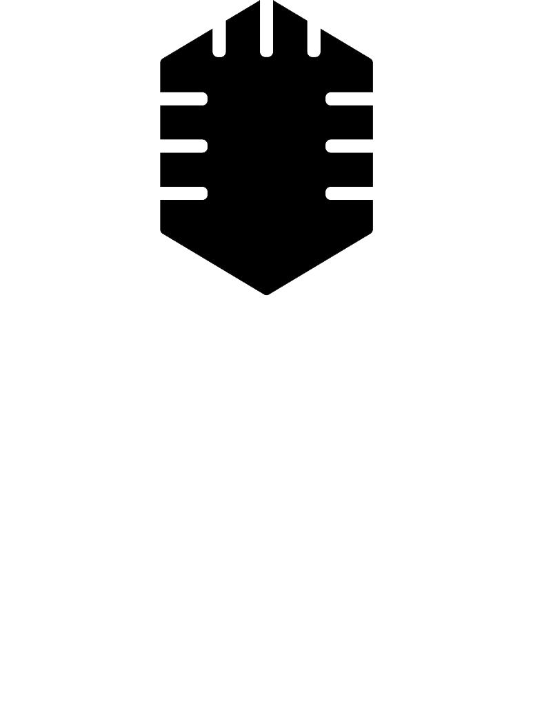 Rotating diamond top of the Vhox logo